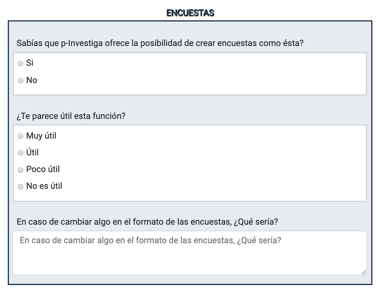 Encuestas