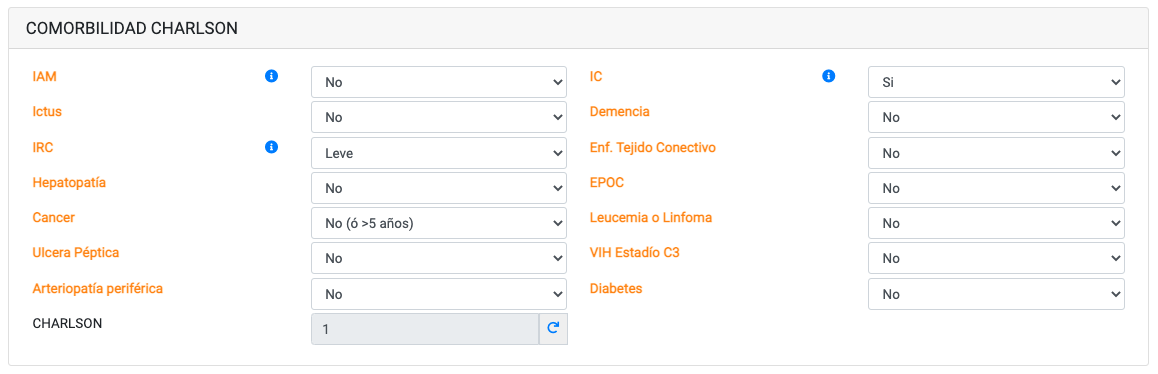 Ejemplo de variable esencial y calculada